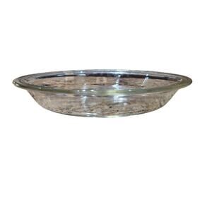 Vintage 209 Pyrex 9.5" Pie Dish Plate Pan Clear Glass Made USA
